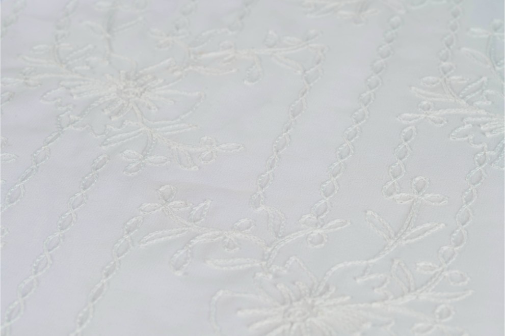 Embroidery on Chiffon - 16